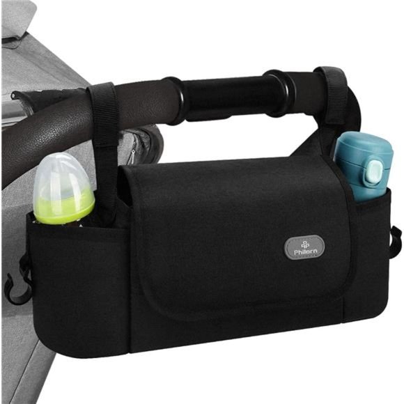 Baby Stroller Organizer with Cup Holders, Portable Storage  3 Ways to Carry - Picture 1 of 6
